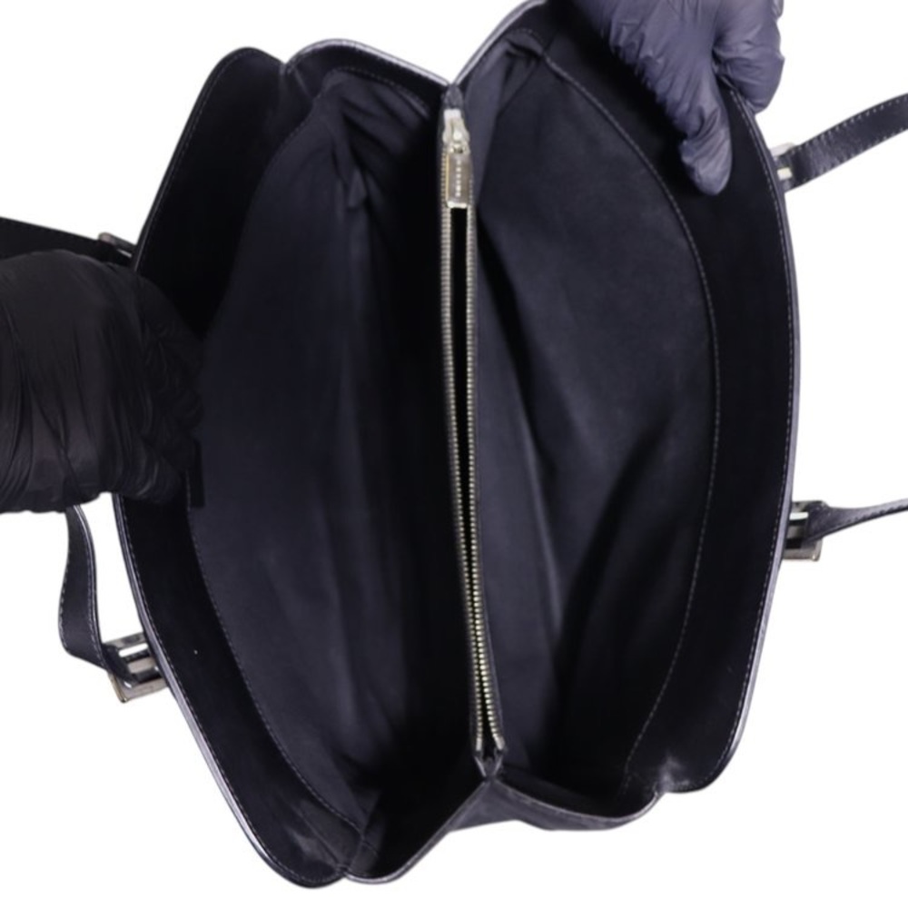 AUTHENTIC CELINE- Black Monogram Canvas Tote - Picture 6 of 11